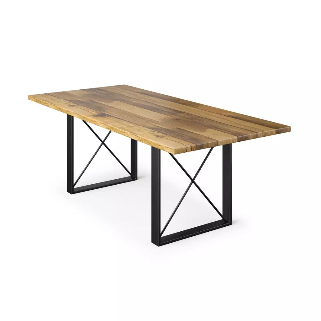 Soho Reclaimed Wood Dining Table - Custom Wood Furniture | Kingston Krafts