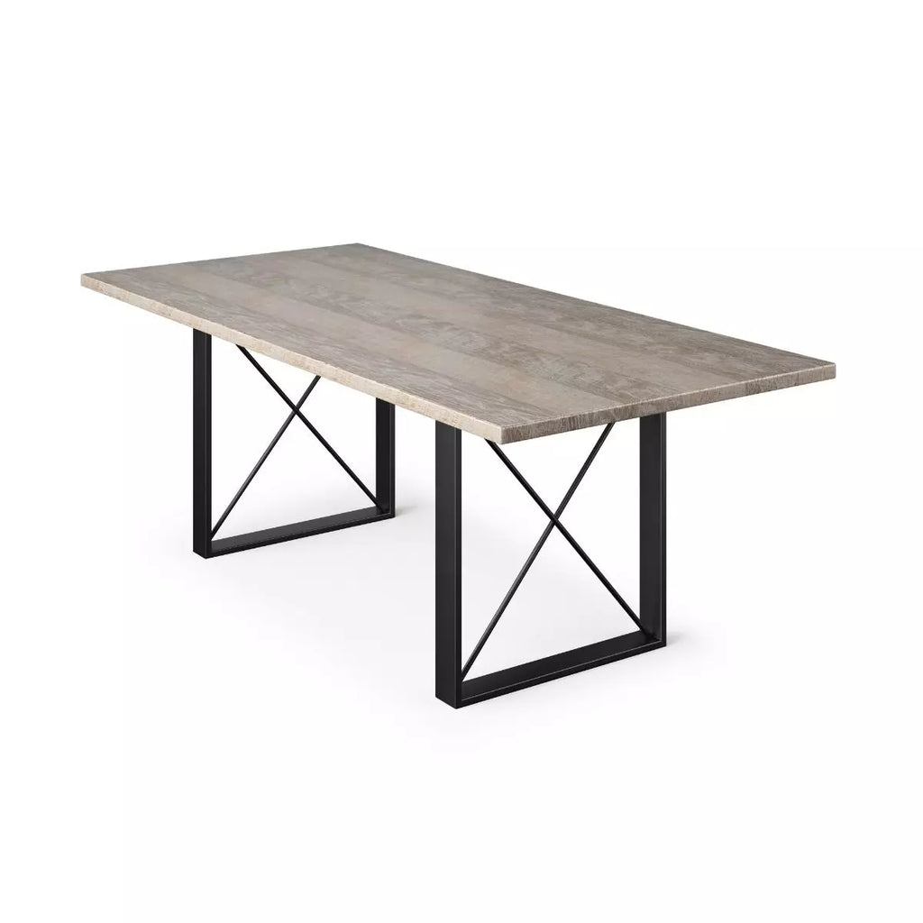 Soho Reclaimed Wood Dining Table - Custom Wood Furniture | Kingston Krafts