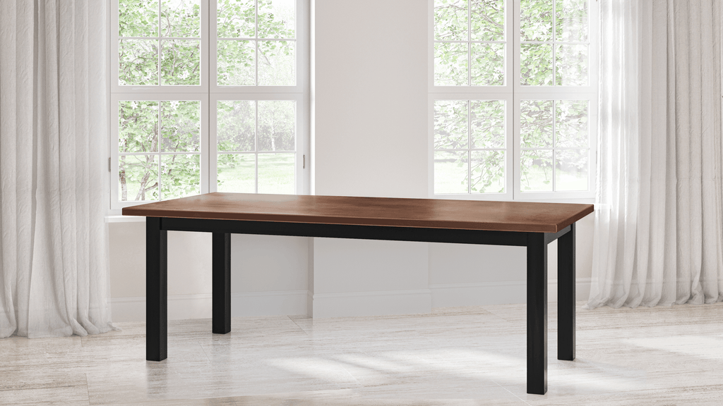 Parsons Copper Top Dining Table - Custom Wood Furniture | Kingston Krafts