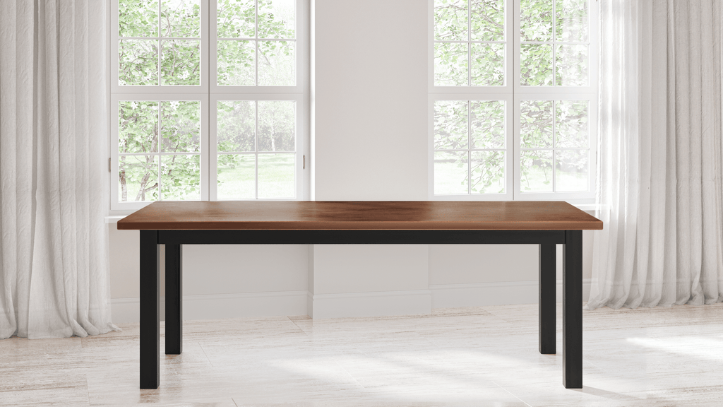 Parsons Copper Top Dining Table - Custom Wood Furniture | Kingston Krafts
