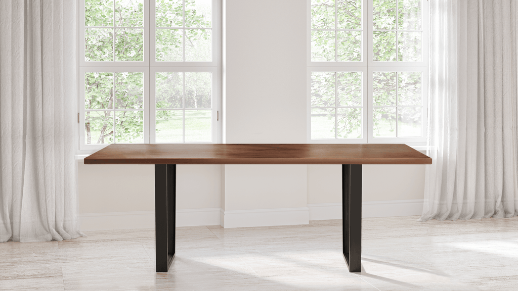 Trenton Copper Top Dining Table - Custom Wood Furniture | Kingston Krafts