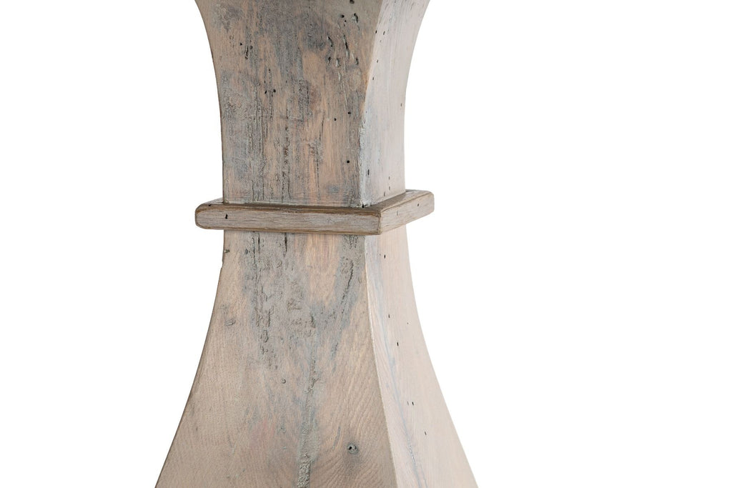 Dutch Trestle Zinc Dining Table - Custom Wood Furniture | Kingston Krafts