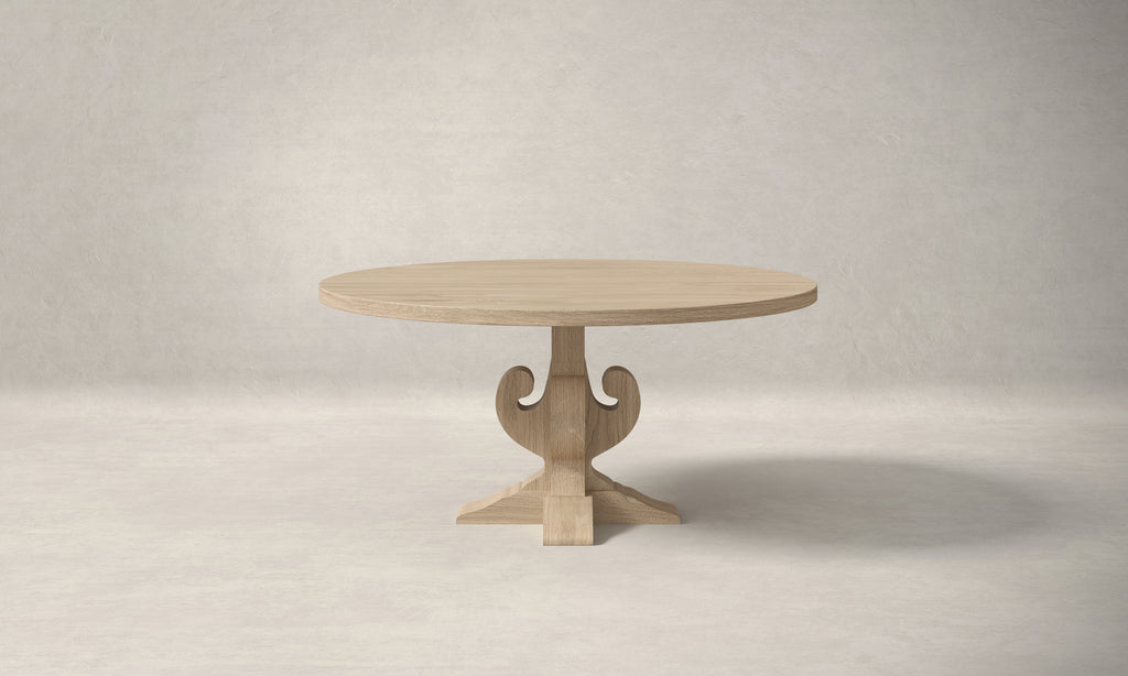 Fairfield White Oak Dining Table - Custom Wood Furniture | Kingston Krafts