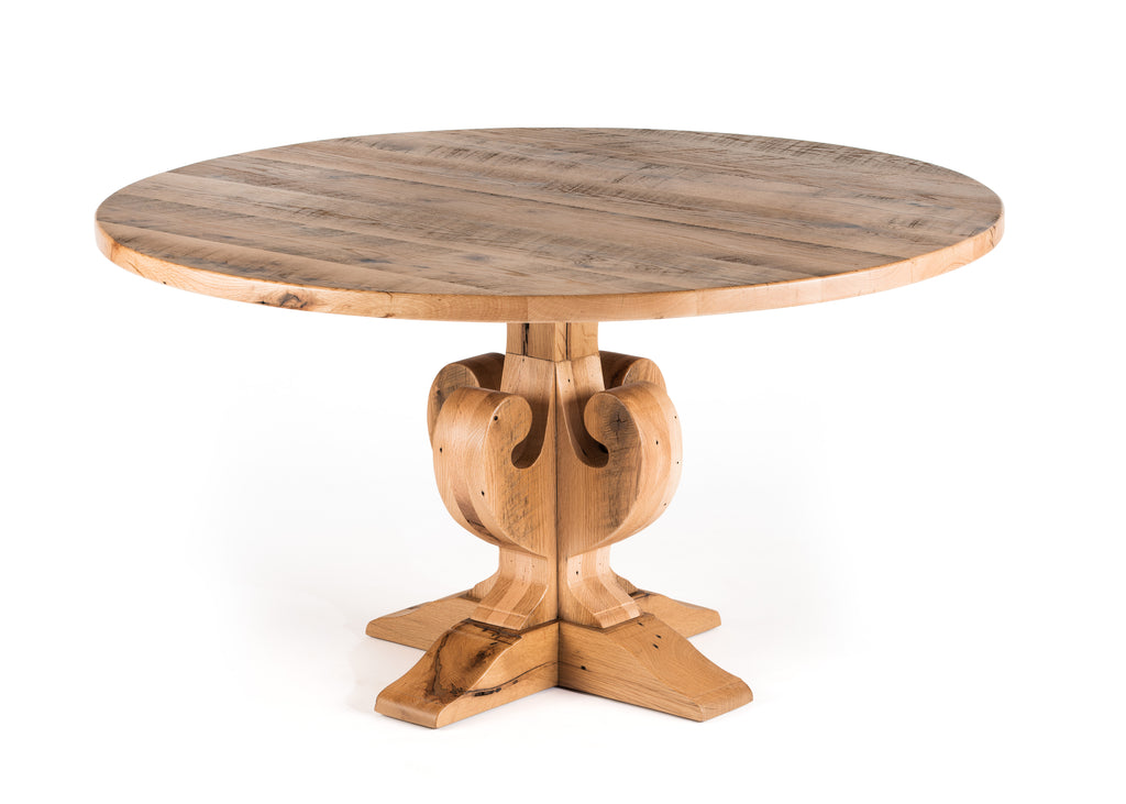 Fairfield Reclaimed Wood Dining Table - Custom Wood Furniture | Kingston Krafts