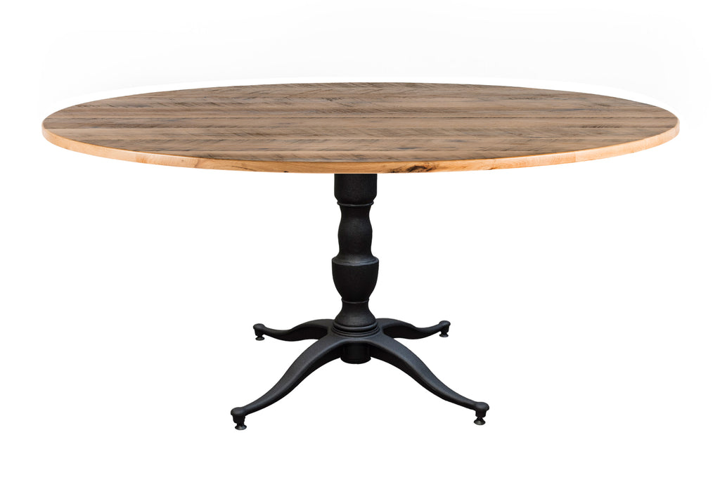 Francesca Reclaimed Wood Dining Table - Custom Wood Furniture | Kingston Krafts