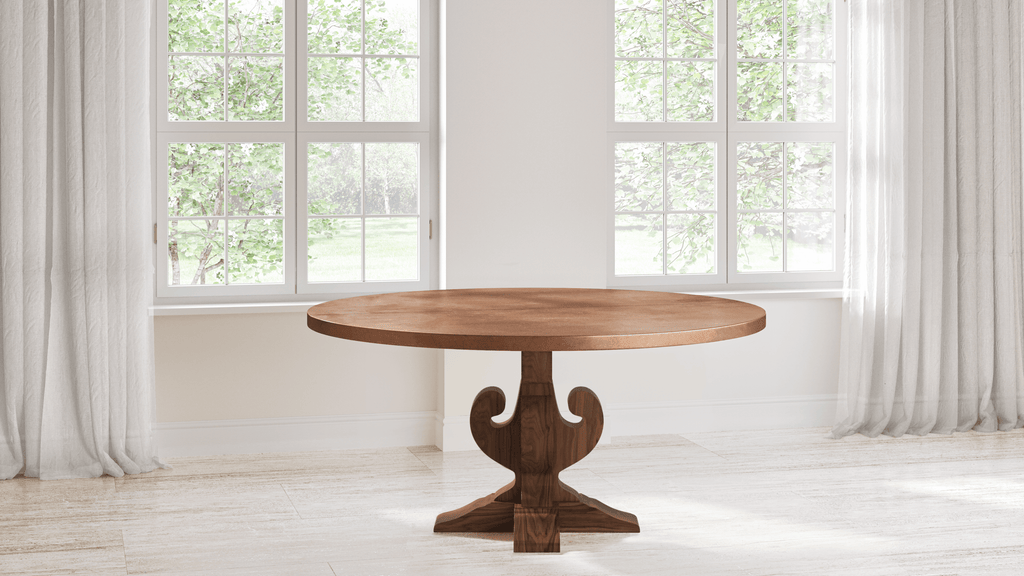 Fairfield Black Walnut Dining Table - Custom Wood Furniture | Kingston Krafts