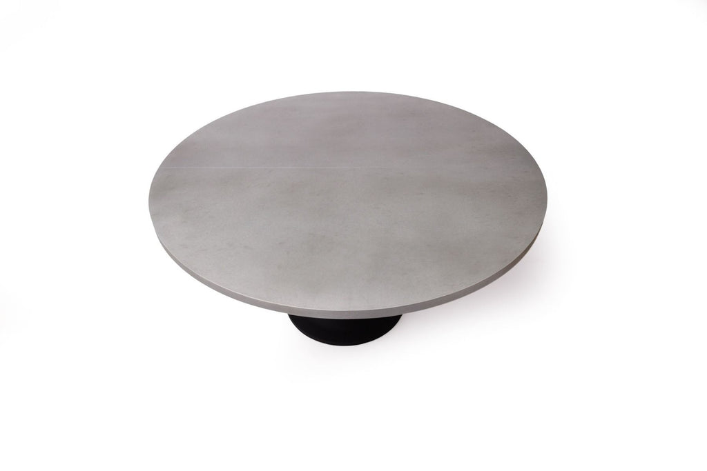 Tulip Round Zinc Dining Table - Custom Wood Furniture | Kingston Krafts