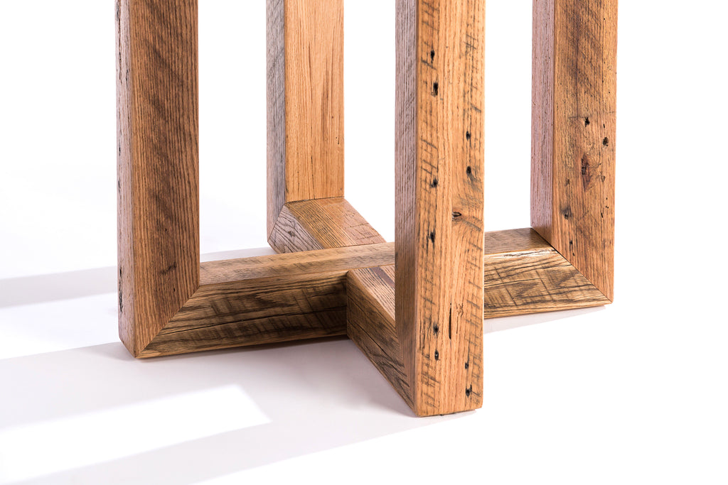 Winston Zinc Dining Table - Custom Wood Furniture | Kingston Krafts