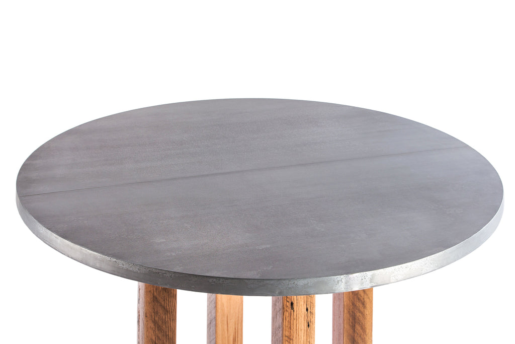 Winston Zinc Dining Table - Custom Wood Furniture | Kingston Krafts