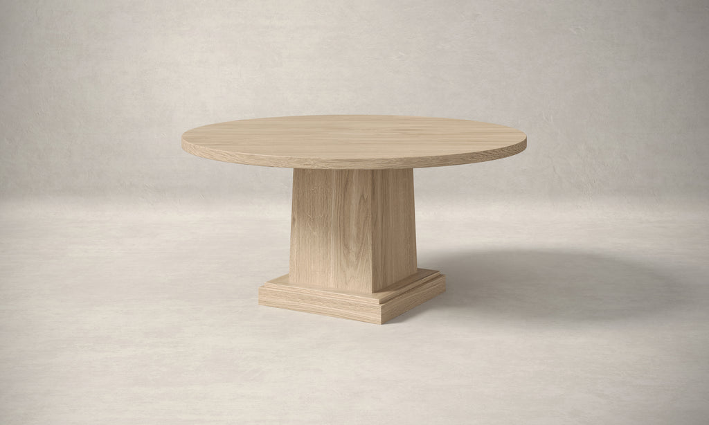 Santa Fe White Oak Dining Table - Custom Wood Furniture | Kingston Krafts