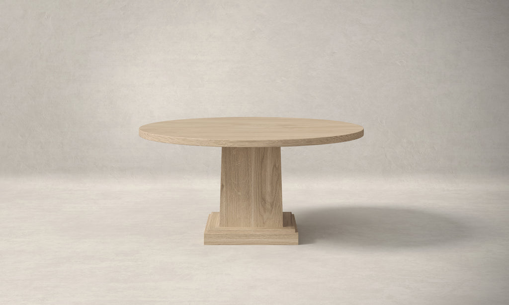 Santa Fe White Oak Dining Table - Custom Wood Furniture | Kingston Krafts