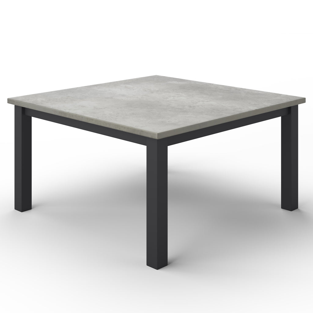 Parsons Square Zinc Dining Table - Custom Wood Furniture | Kingston Krafts