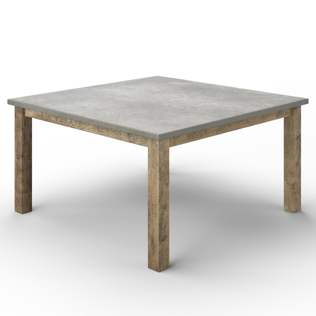 Parsons Square Zinc Dining Table - Custom Wood Furniture | Kingston Krafts