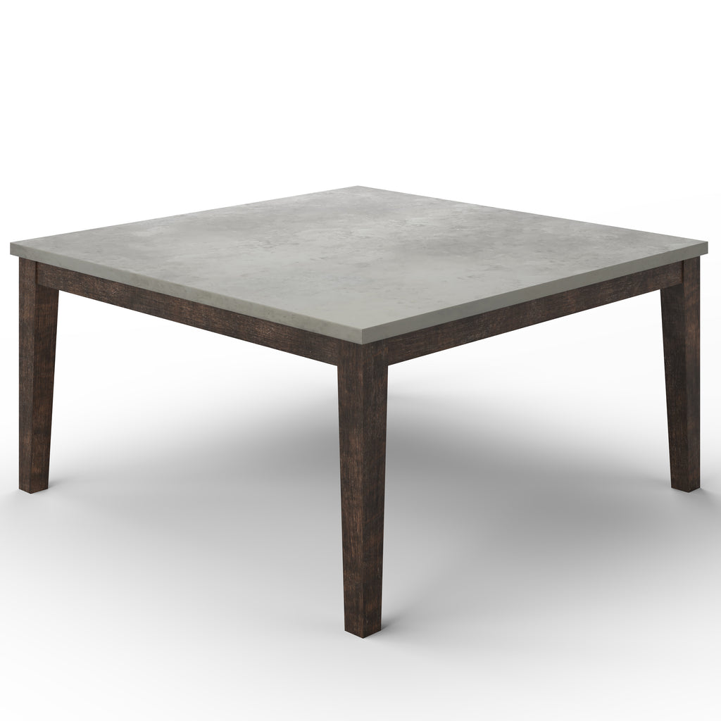 Cambridge Square Zinc Dining Table - Custom Wood Furniture | Kingston Krafts