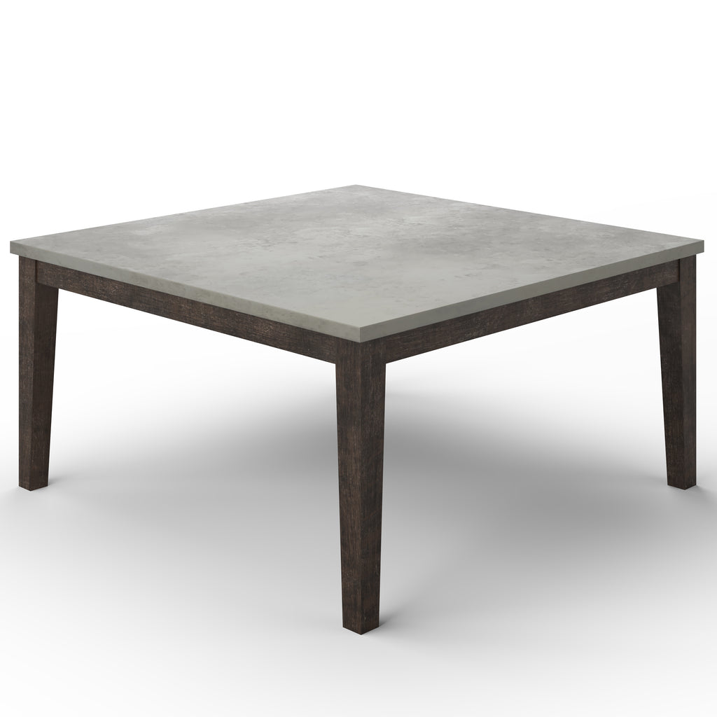 Cambridge Square Zinc Dining Table - Custom Wood Furniture | Kingston Krafts