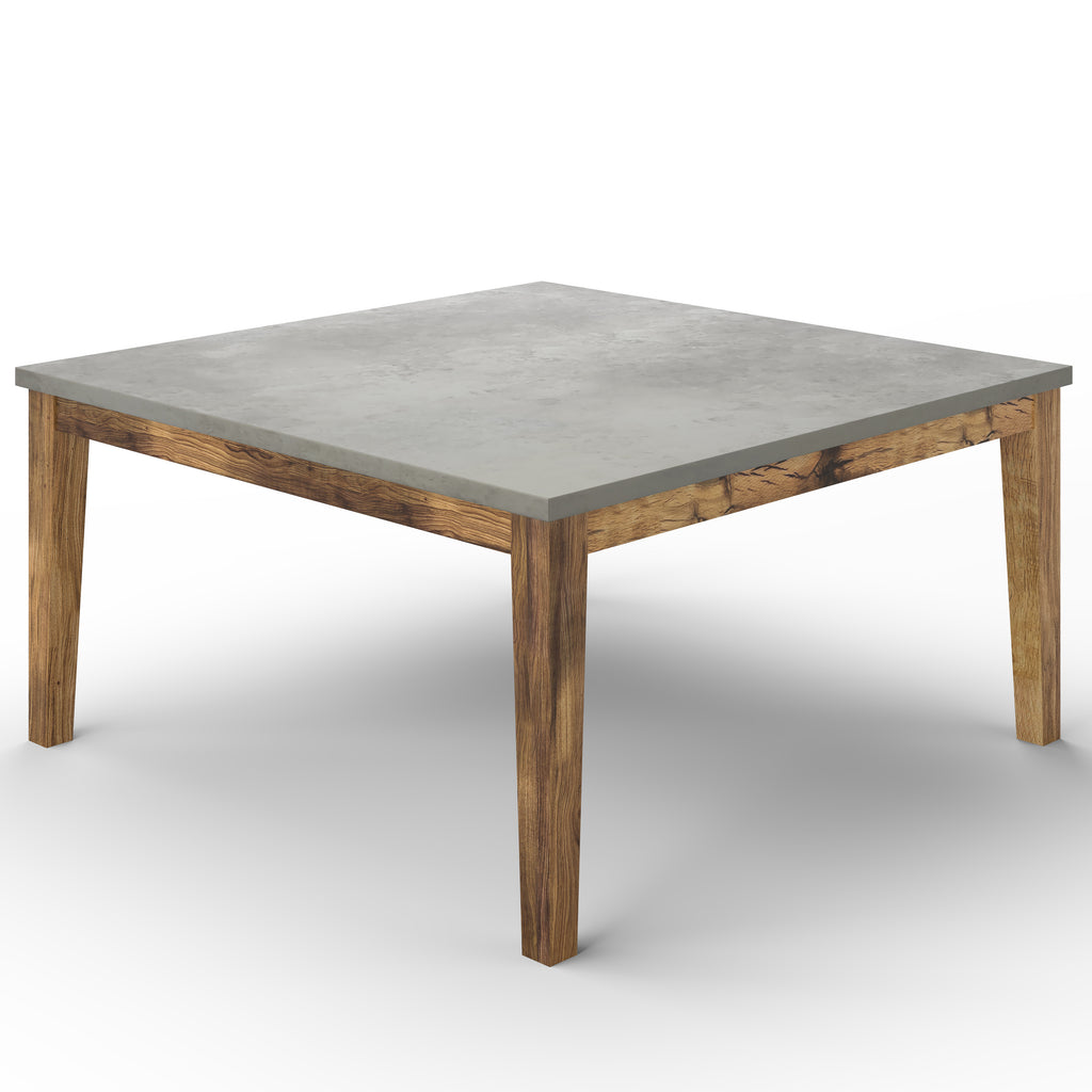 Cambridge Square Zinc Dining Table - Custom Wood Furniture | Kingston Krafts