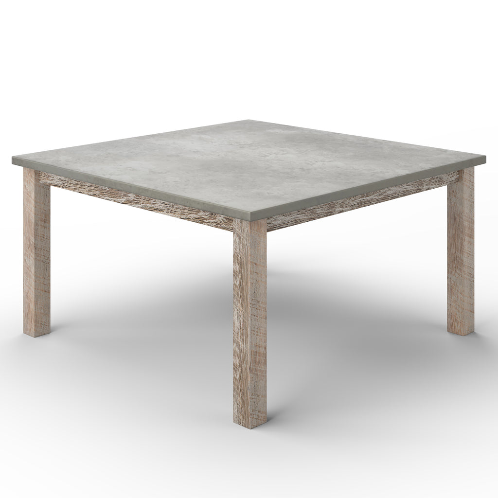 Parsons Square Zinc Dining Table - Custom Wood Furniture | Kingston Krafts