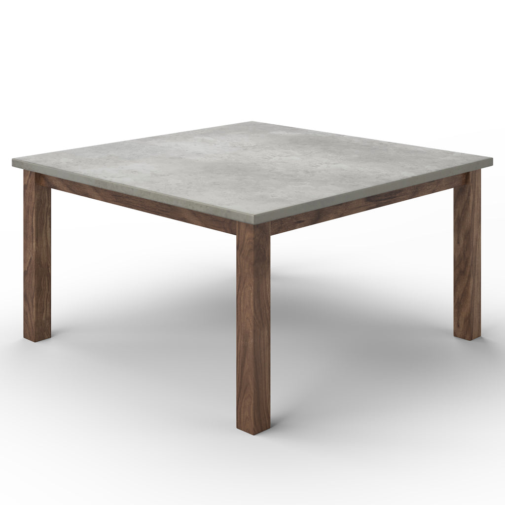 Parsons Square Zinc Dining Table - Custom Wood Furniture | Kingston Krafts