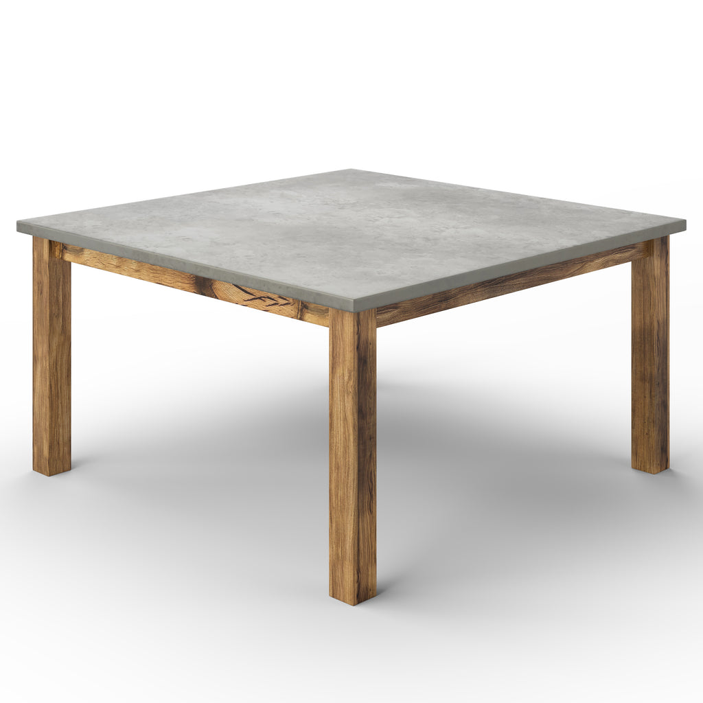 Parsons Square Zinc Dining Table - Custom Wood Furniture | Kingston Krafts