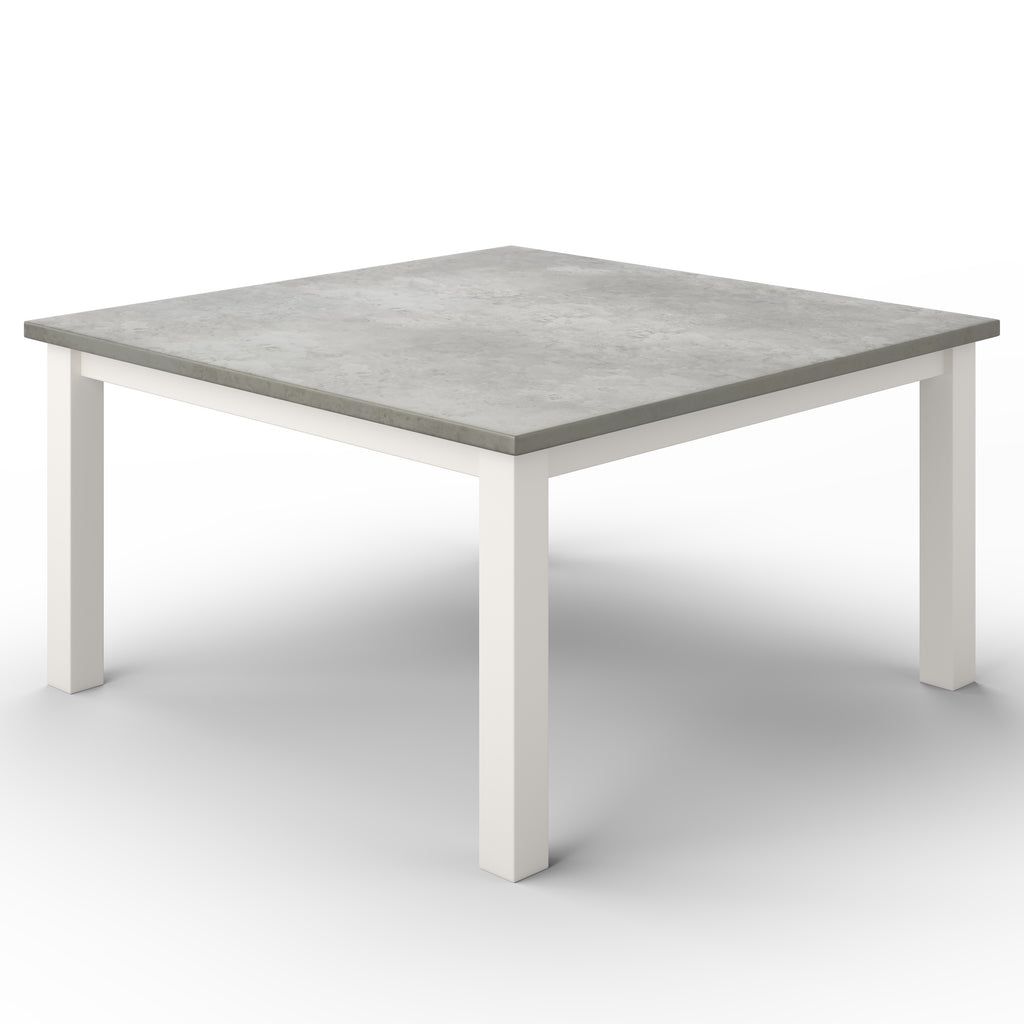 Parsons Square Zinc Dining Table - Custom Wood Furniture | Kingston Krafts