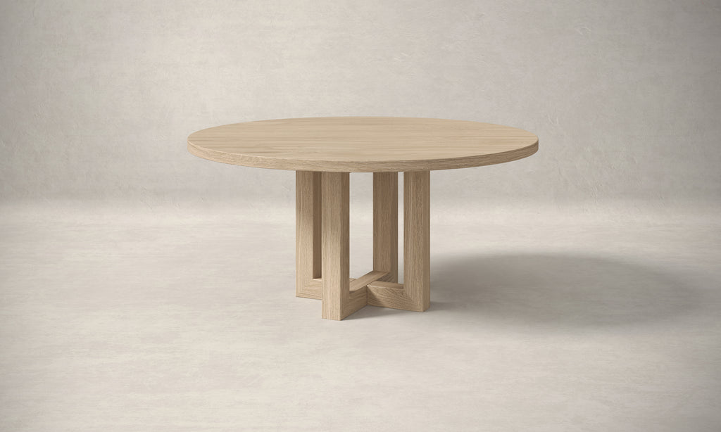 Winston White Oak Dining Table - Custom Wood Furniture | Kingston Krafts