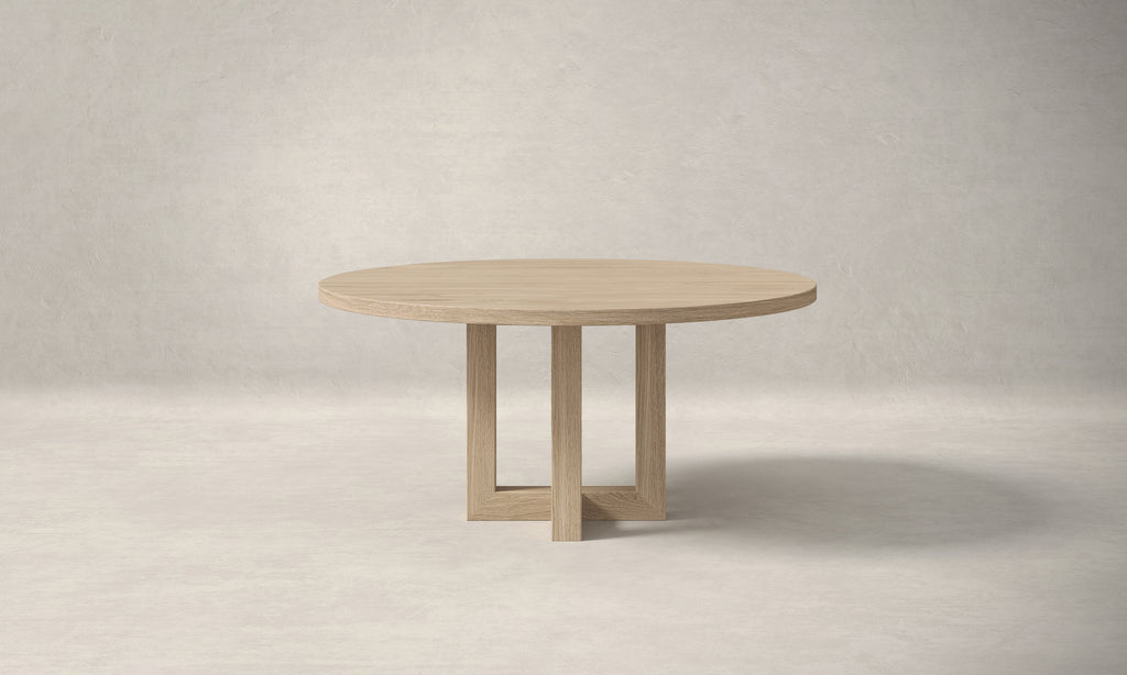 Winston White Oak Dining Table - Custom Wood Furniture | Kingston Krafts