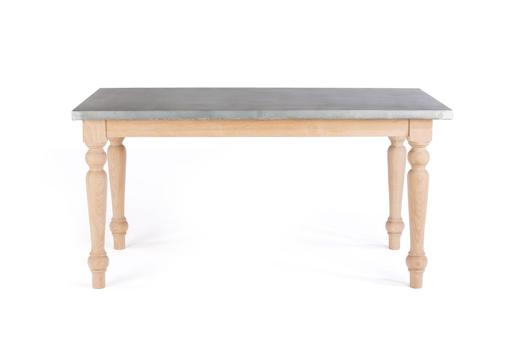 Middleton Zinc Dining Table - Custom Wood Furniture | Kingston Krafts