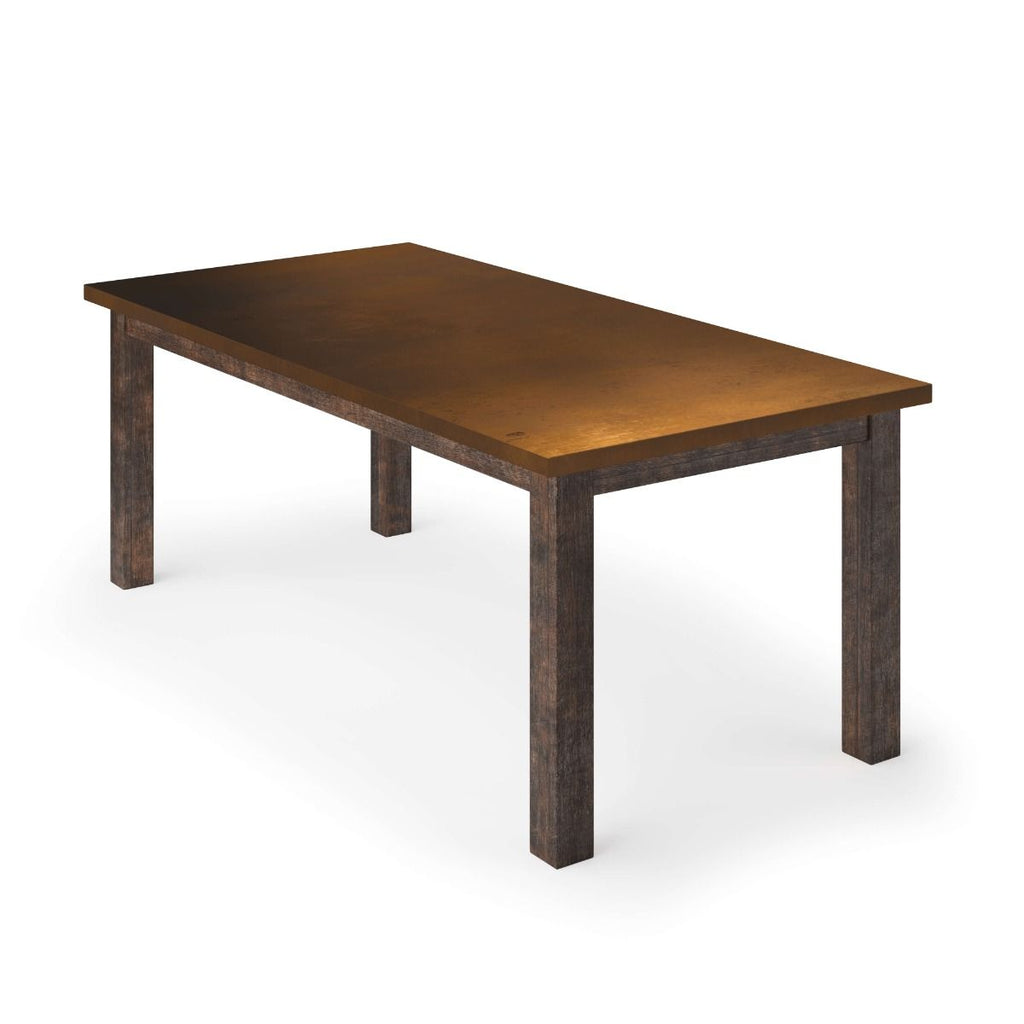 Parsons Bronze Top Dining Table - Custom Wood Furniture | Kingston Krafts