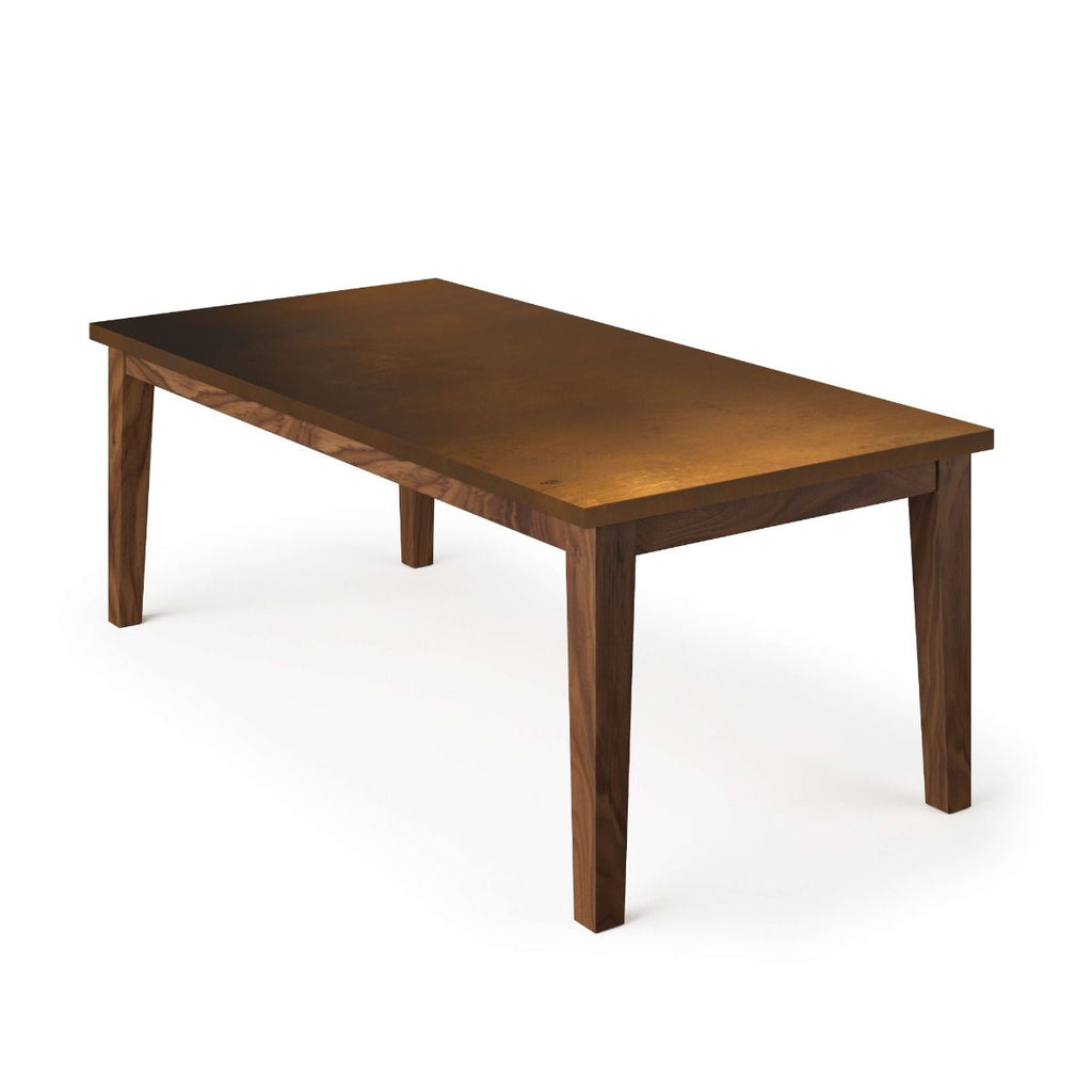 Cambridge Bronze Top Dining Table - Custom Wood Furniture | Kingston Krafts