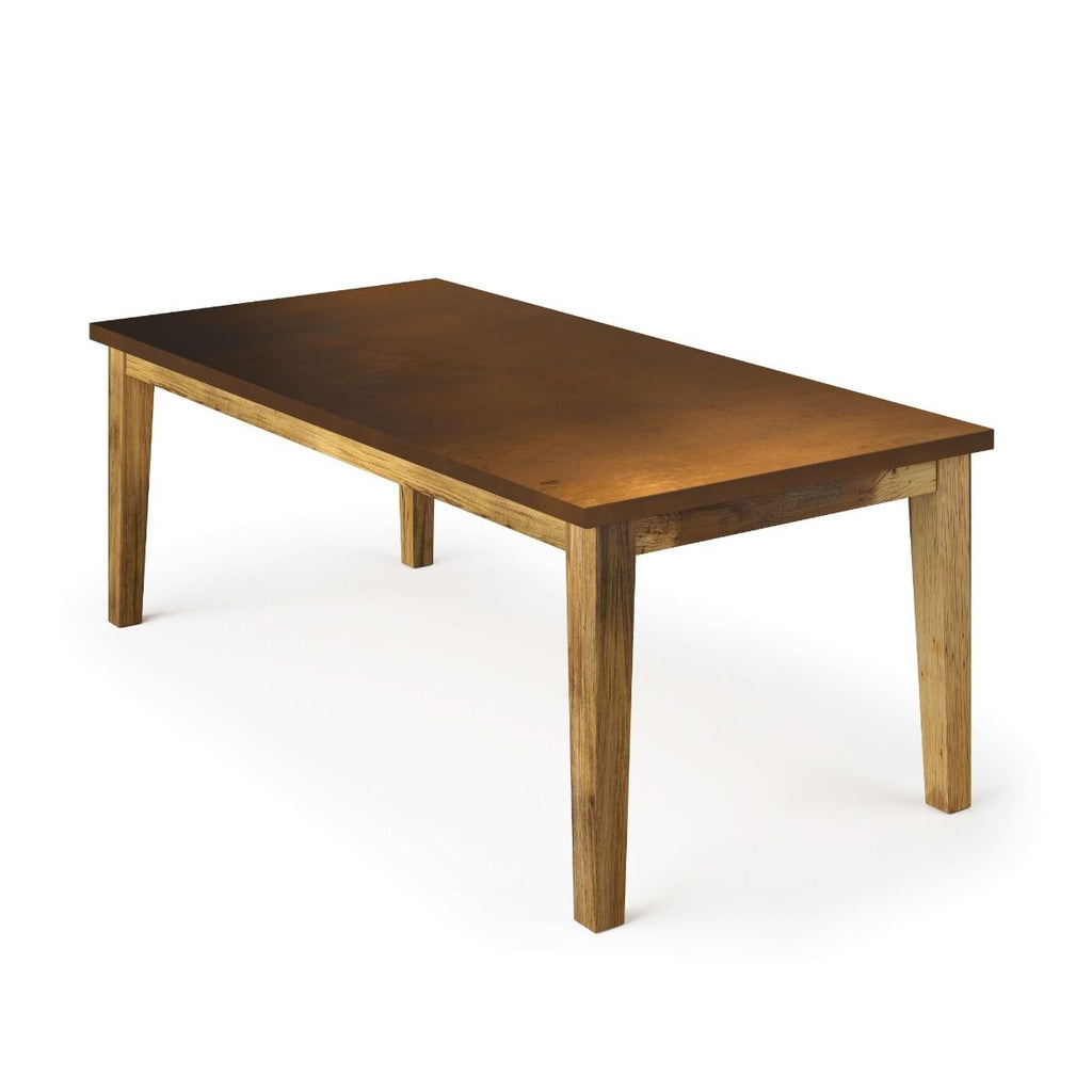 Cambridge Bronze Top Dining Table - Custom Wood Furniture | Kingston Krafts