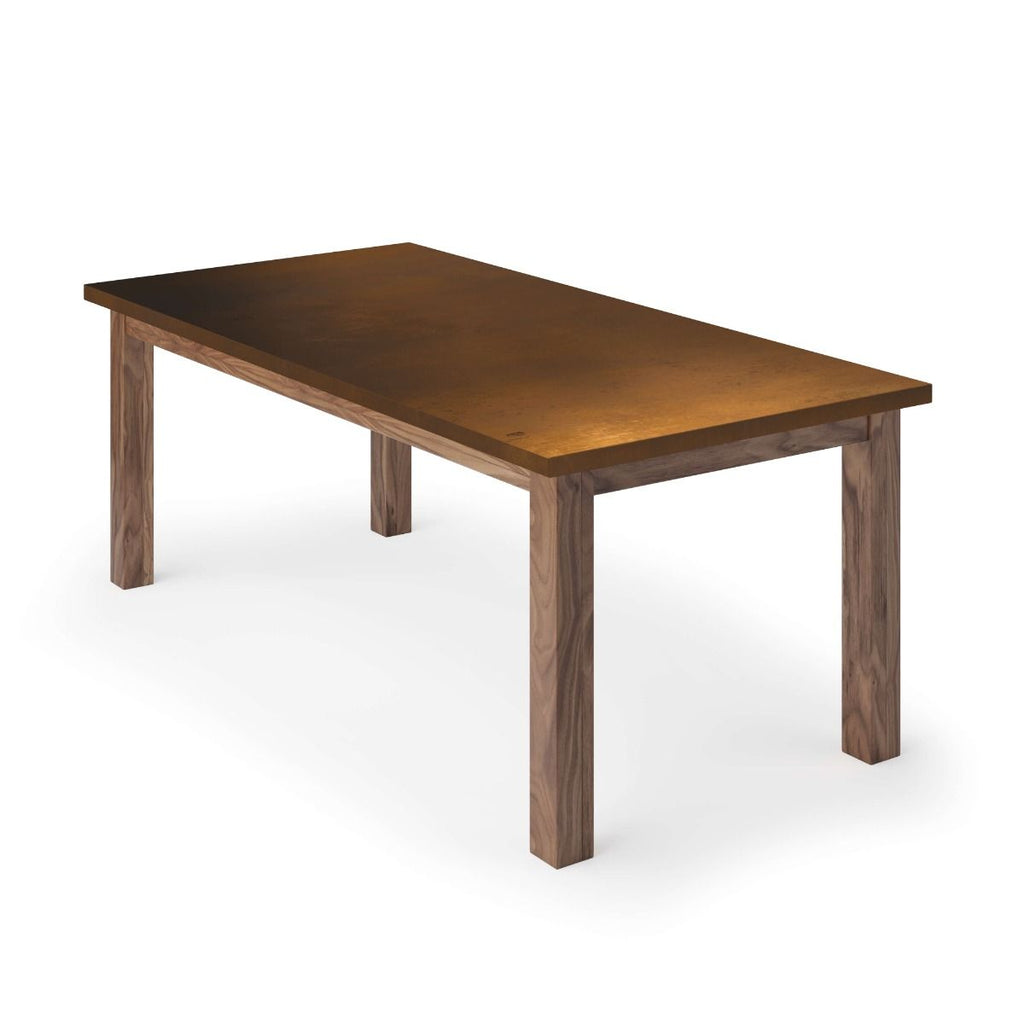 Parsons Bronze Top Dining Table - Custom Wood Furniture | Kingston Krafts
