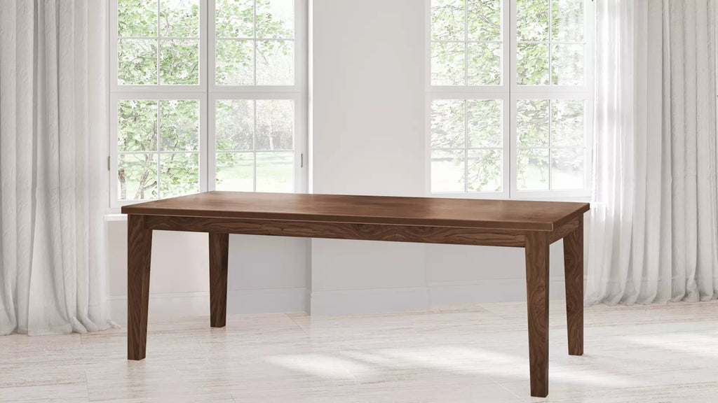 Cambridge Copper Top Dining Table - Custom Wood Furniture | Kingston Krafts