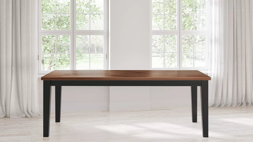 Cambridge Copper Top Dining Table - Custom Wood Furniture | Kingston Krafts