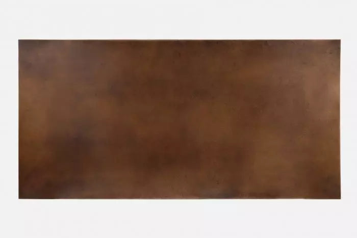 X Base Trestle Bronze Top Dining Table - Custom Wood Furniture | Kingston Krafts