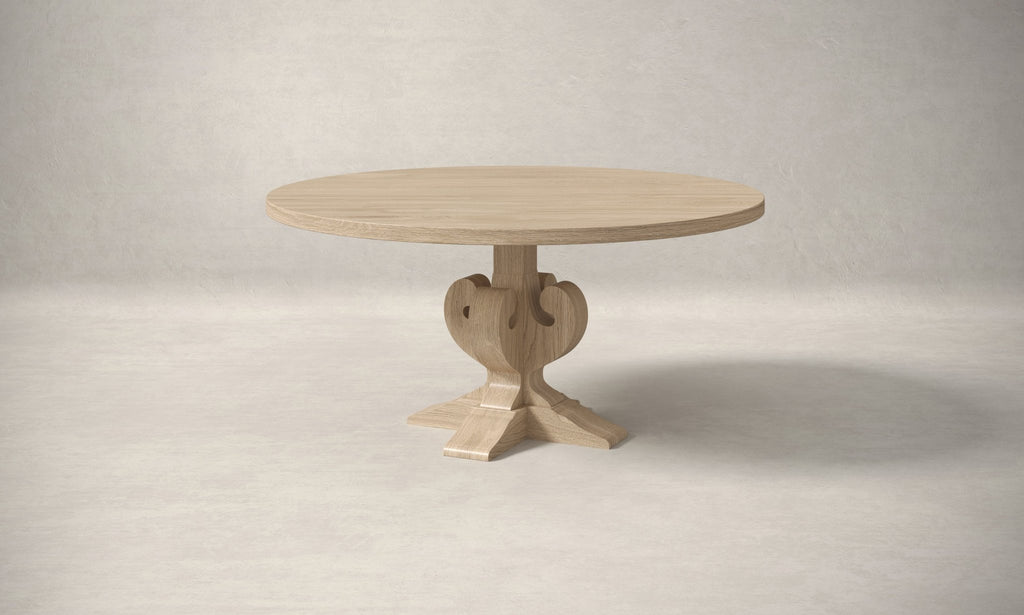 Fairfield White Oak Dining Table - Kingston Krafts