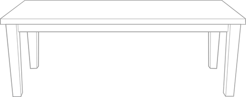4-LEGGED TABLE