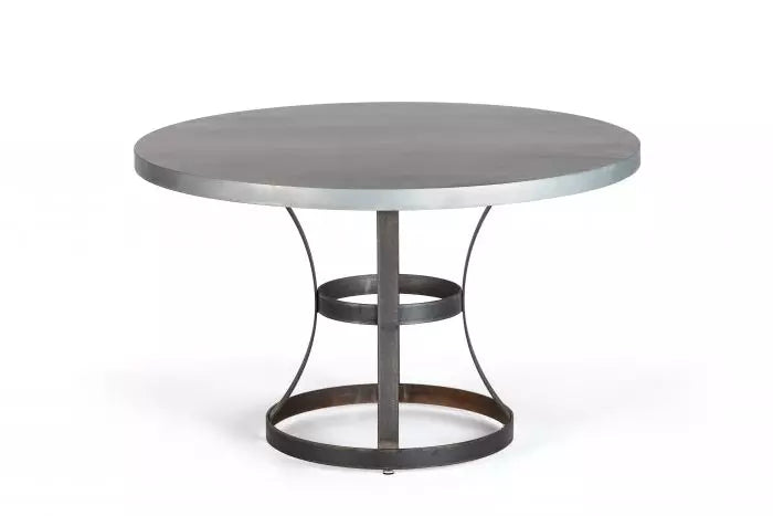 Madera Zinc Dining Table - Custom Wood Furniture | Kingston Krafts