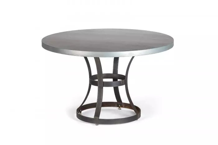 Madera Zinc Dining Table - Custom Wood Furniture | Kingston Krafts