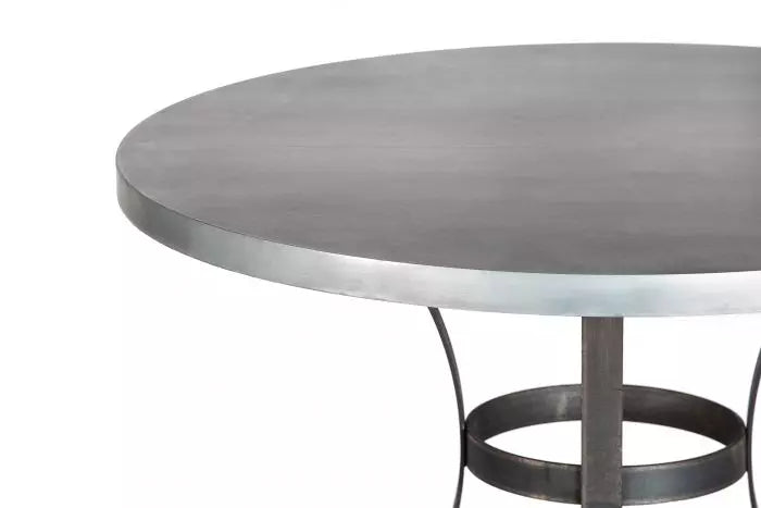 Madera Zinc Dining Table - Custom Wood Furniture | Kingston Krafts