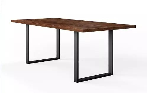 Maddox Reclaimed Wood Top Dining Table - Custom Wood Furniture | Kingston Krafts