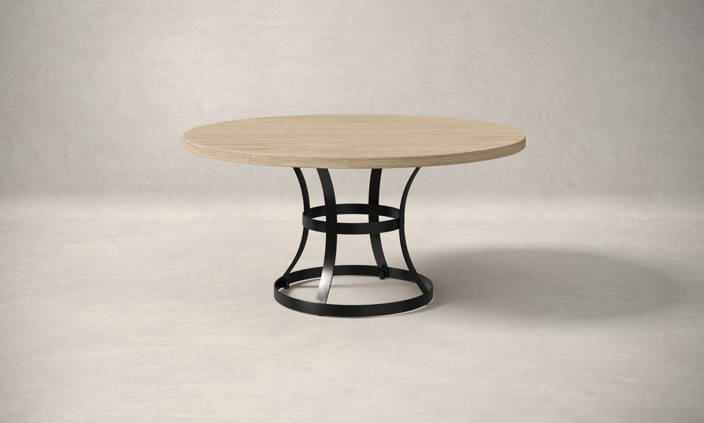 Madera White Oak Round Dining Table - Kingston Krafts