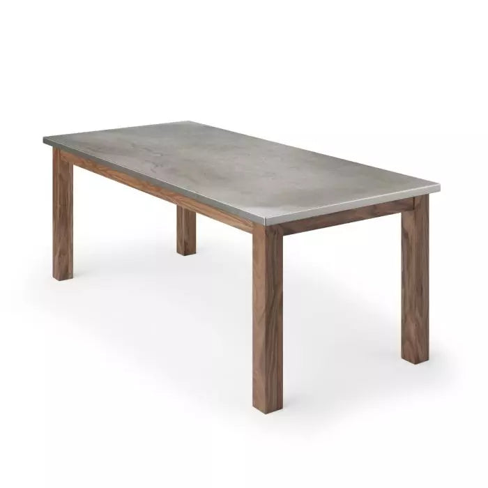 Parsons Zinc Dining Table - Custom Wood Furniture | Kingston Krafts