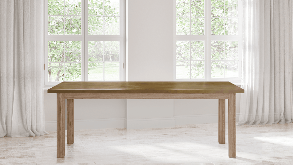 Parsons Brass Top Dining Table - Kingston Krafts