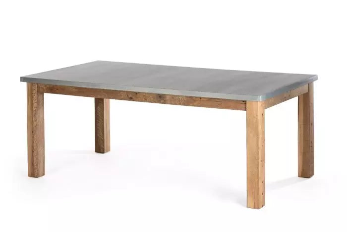 Parsons Zinc Dining Table - Custom Wood Furniture | Kingston Krafts