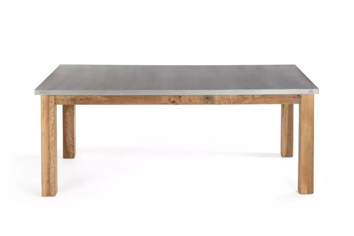 Parsons Zinc Dining Table - Custom Wood Furniture | Kingston Krafts