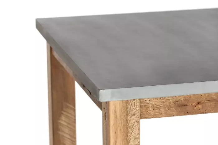 Parsons Zinc Dining Table - Custom Wood Furniture | Kingston Krafts