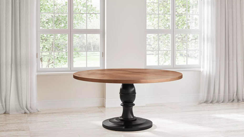 Providence Round Copper Dining Table - Kingston Krafts