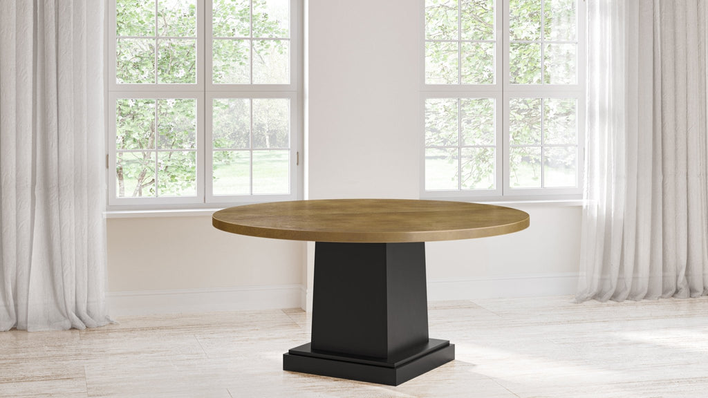 Santa Fe Round Brass Dining Table - Kingston Krafts