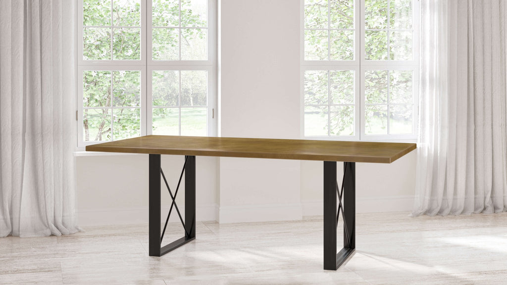 Soho Brass Top Dining Table - Kingston Krafts
