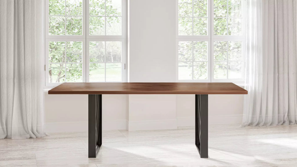 Soho Copper Top Dining Table - Custom Wood Furniture | Kingston Krafts